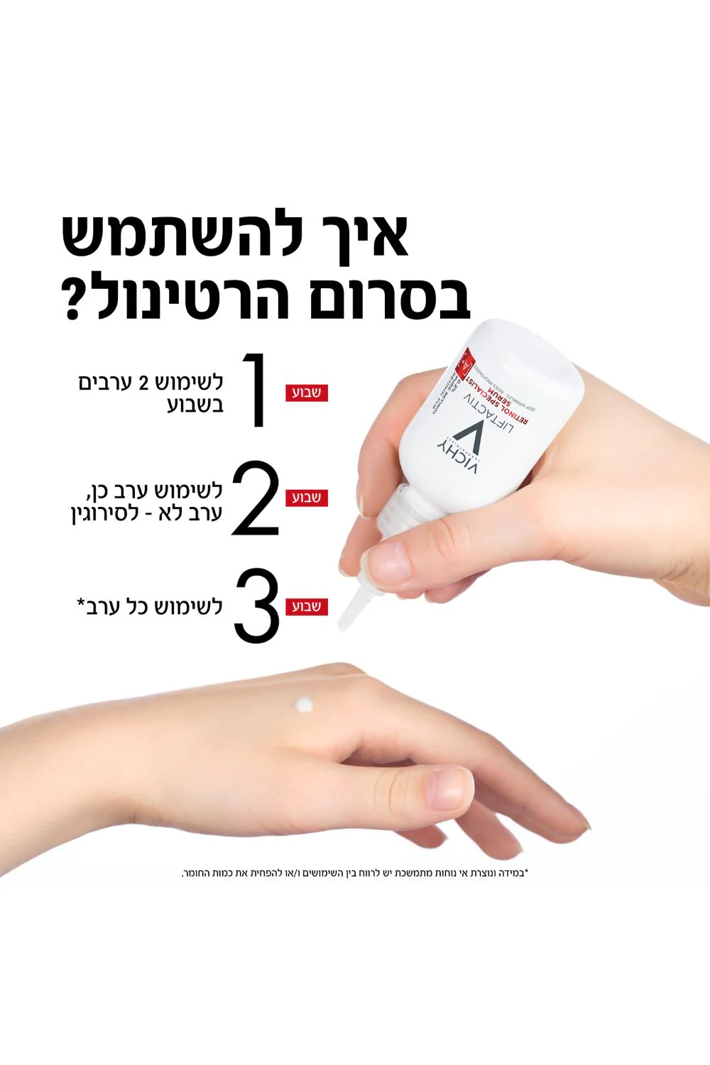 סרום רטינול 30 מ"ל לטיפול במראה קמטים  | וישי - Image 4