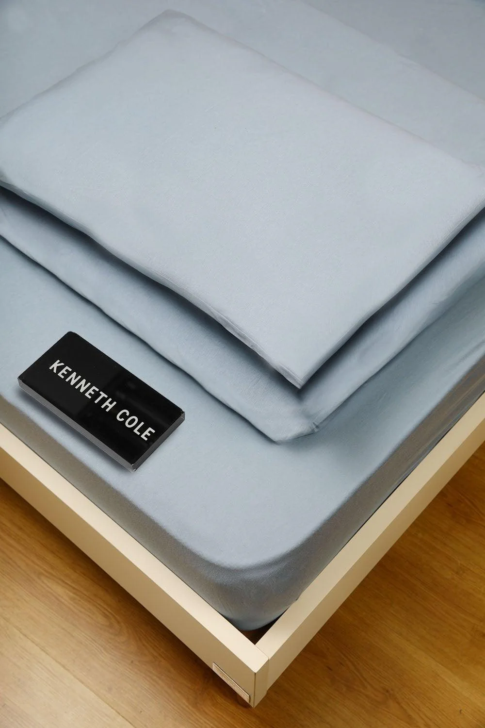 סדין מיטה וחצי ג'רסי תכלת בהיר - Image 3