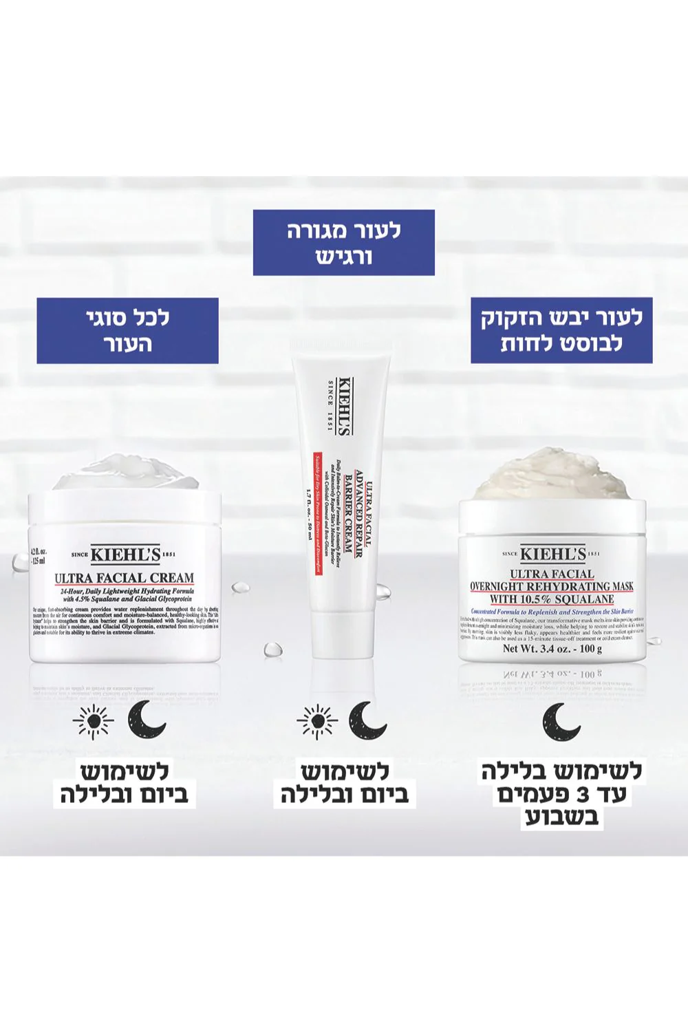 קרם לחות ULTRA FACIAL לפנים 125 מ"ל - Image 3