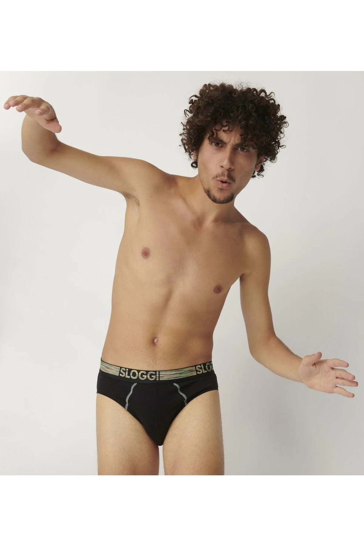 2 תחתוני מידי MEN GO ABC NATURAL כחול-שחור - Image 5