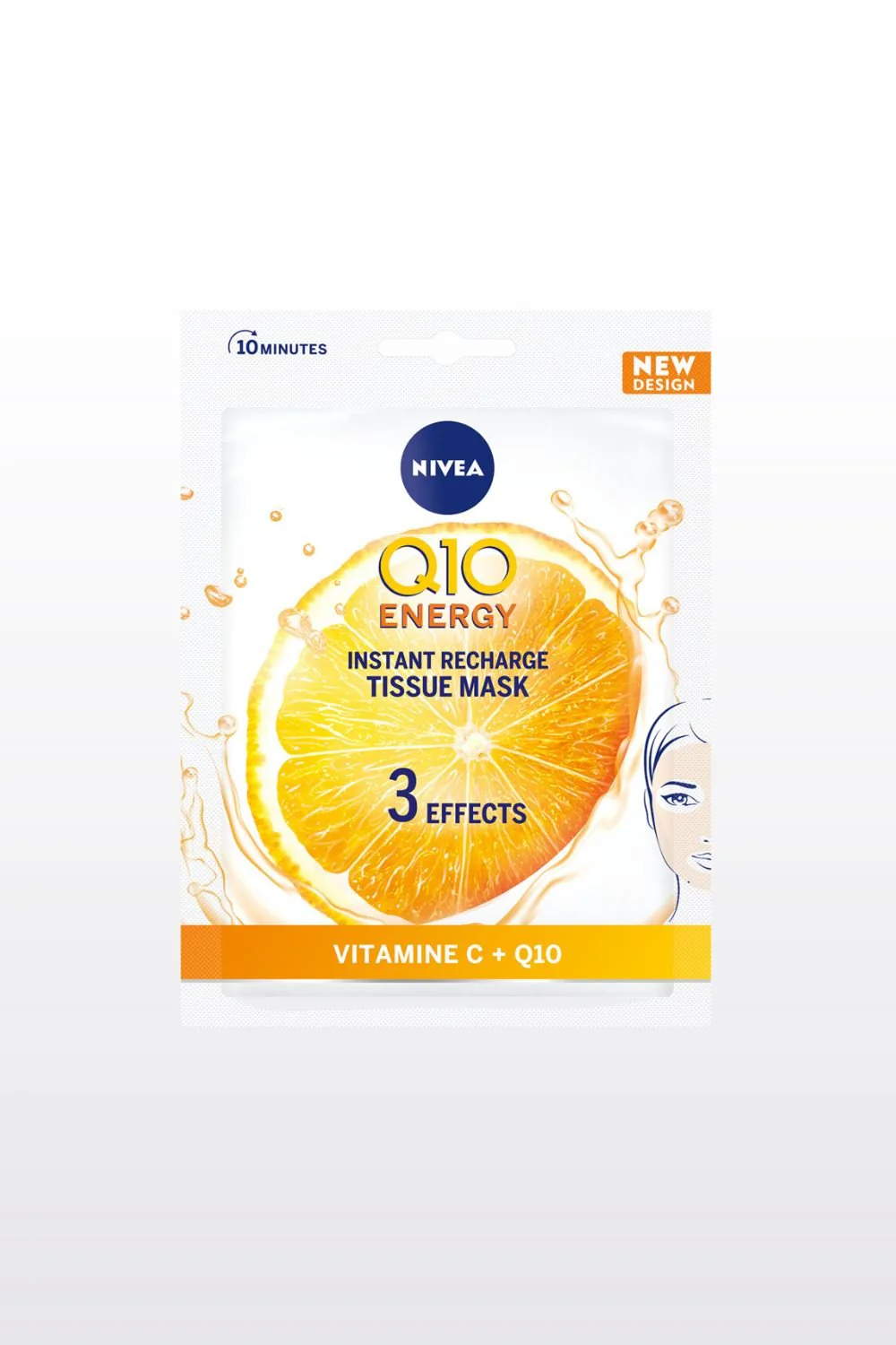 מסכת בד  Q10 Energy Instant