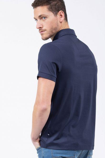 פולו SLIM FIT מנדף זיעה נייבי - Image 2
