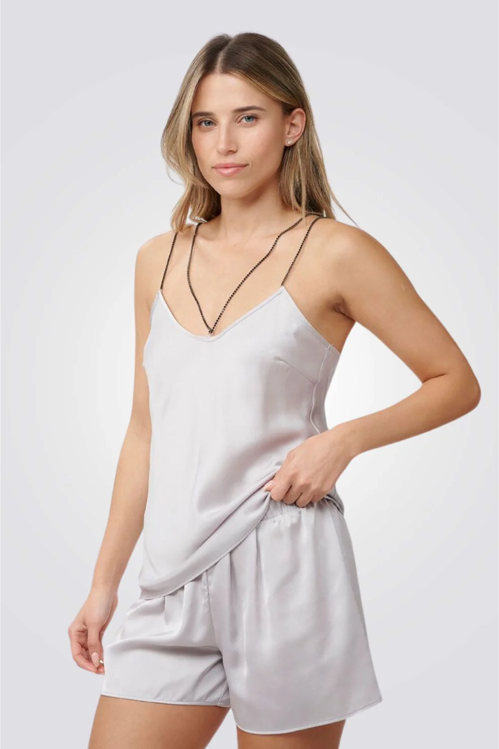 סט בייבידול סאטן 2 חלקים - Image 6