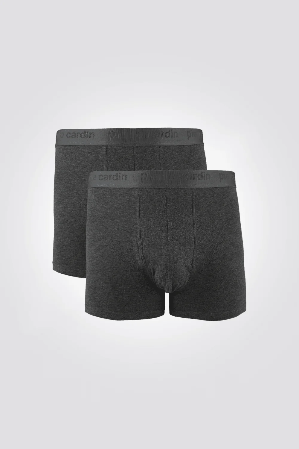 מארז שתי בוקסרים צמודים PIERRE CARDIN אפור