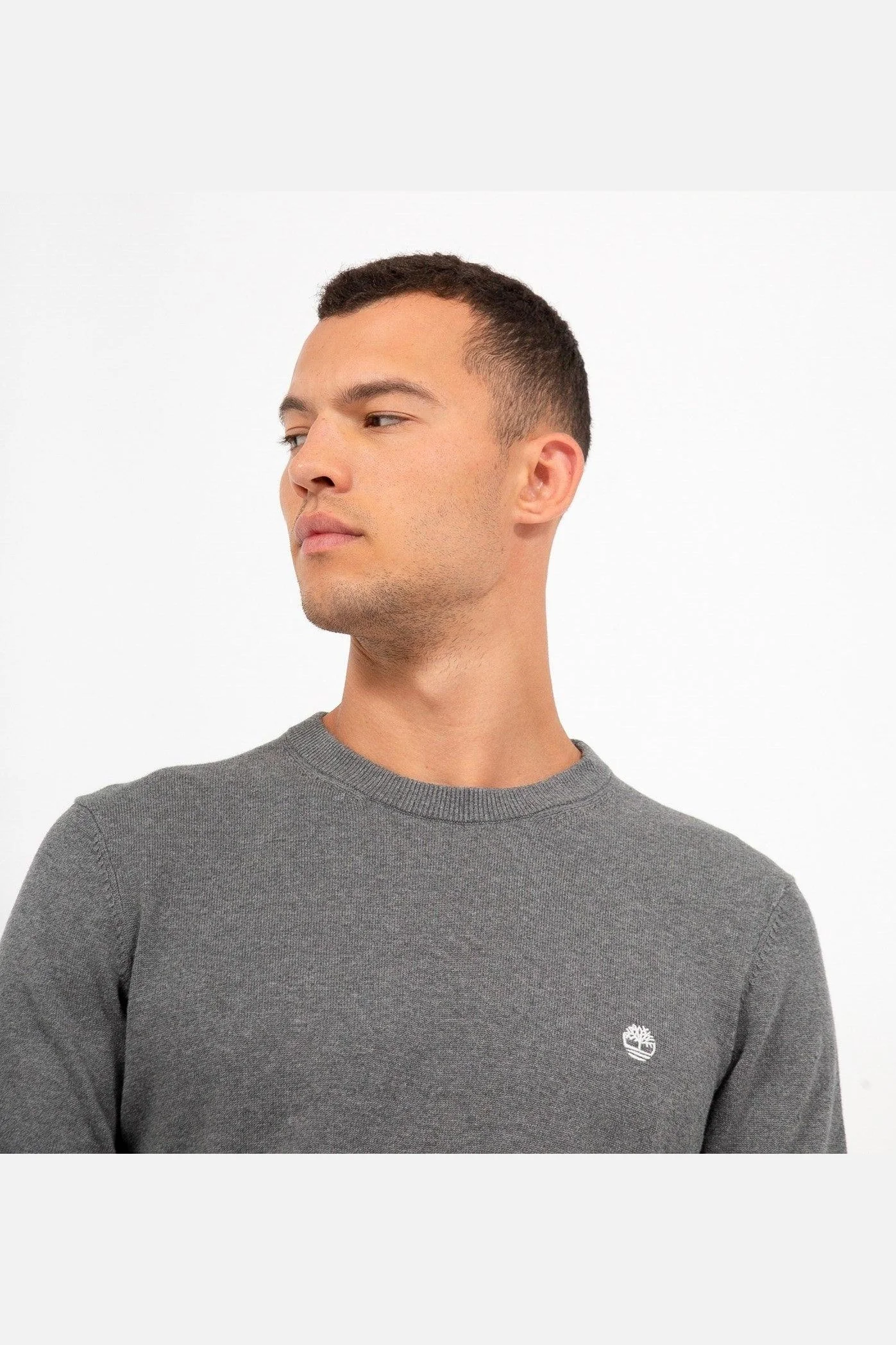 סריג CREW NECK בצבע שחור - Image 3