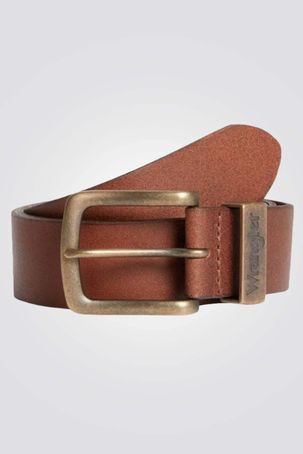 חגורת METAL LOOP COGNAC