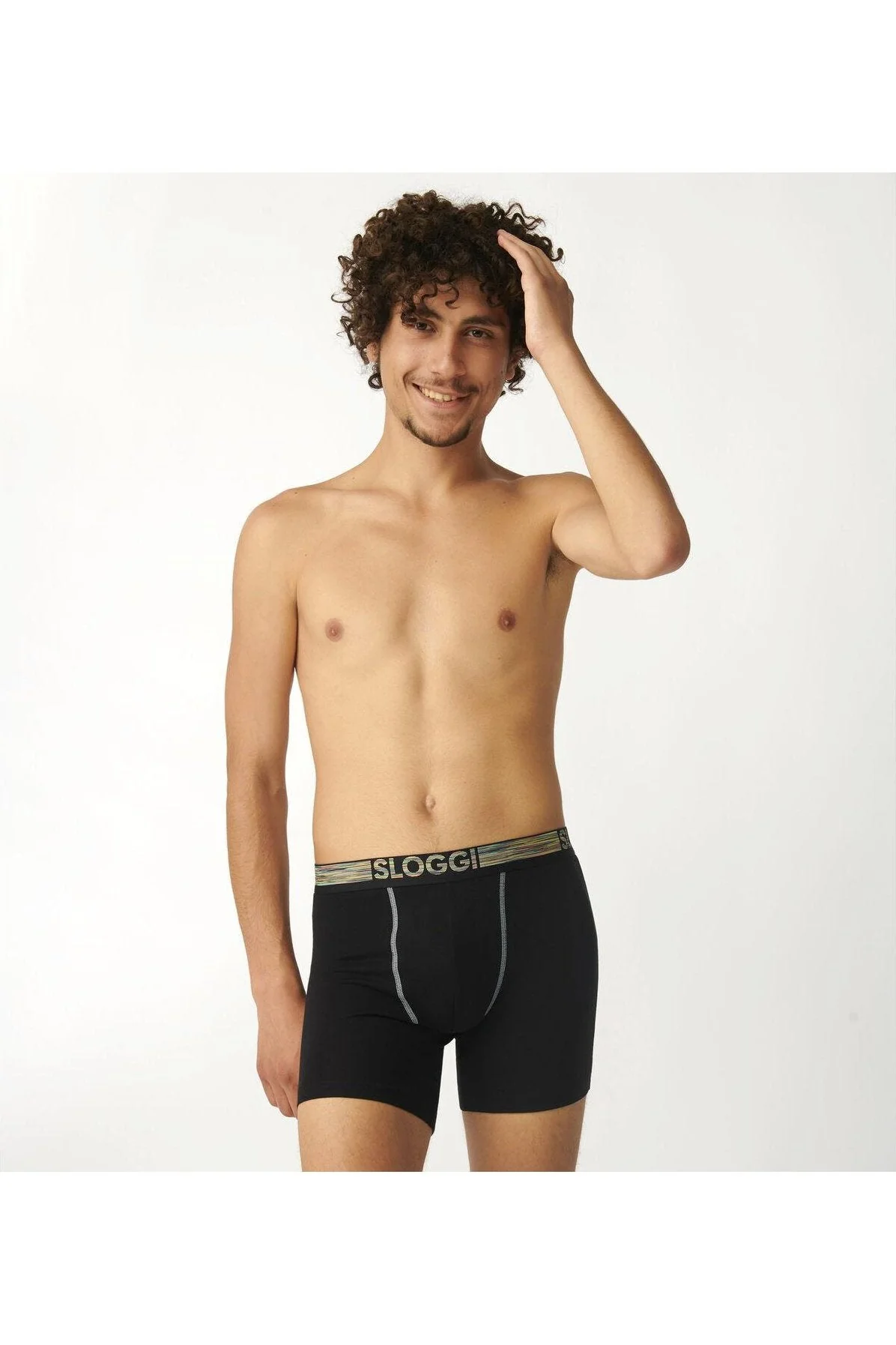 2 בוקסרים בצבע שחור MEN GO ABC NATURAL - Image 2