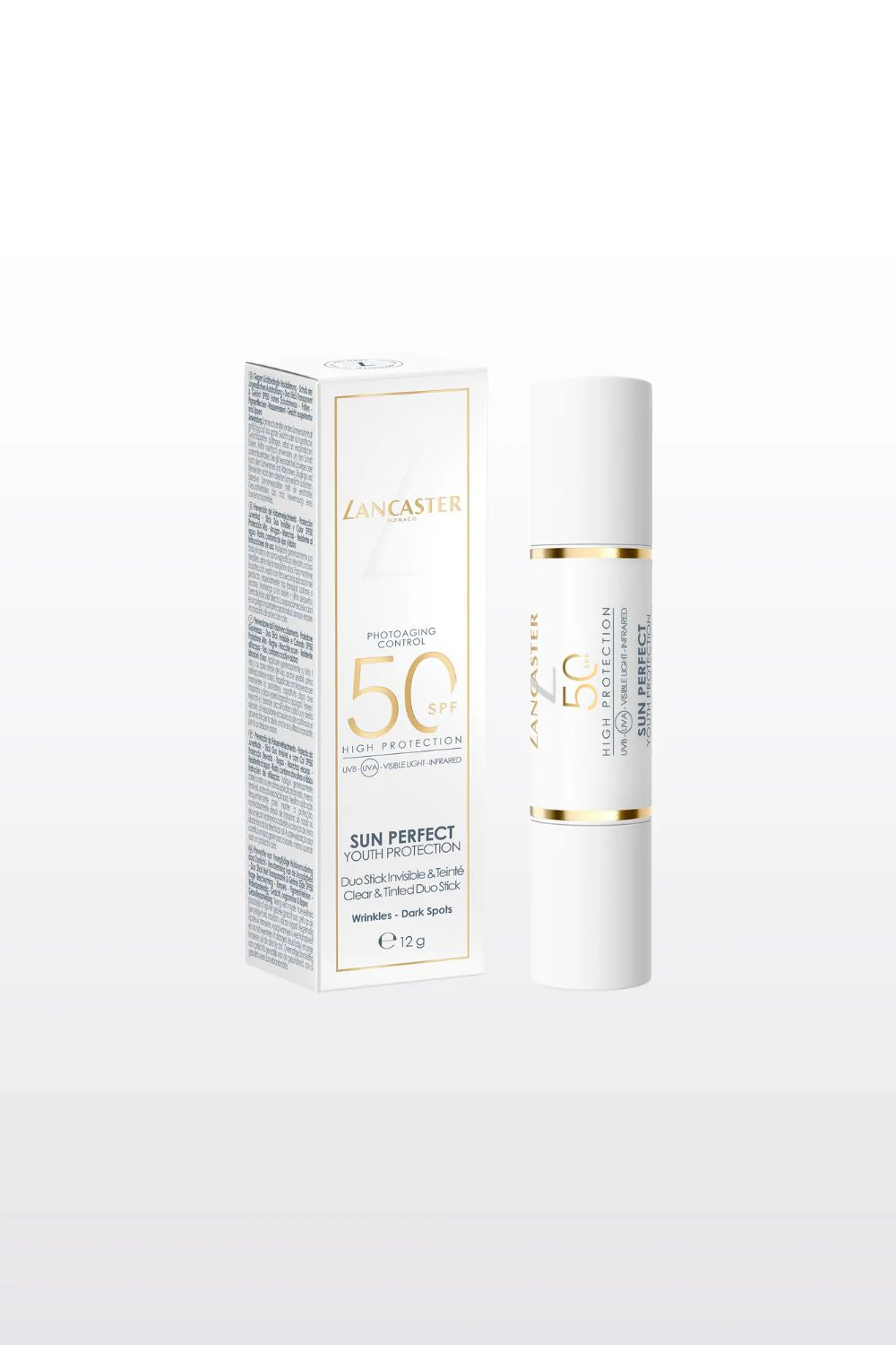 סטיק דו צדדי שקוף עם גוון 50 SPF | לנקסטר - Image 2