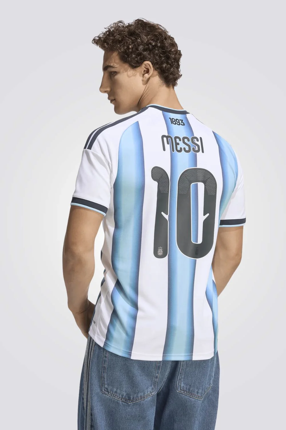 טישירט ספורט  Argentina 26 Home Replica Messi Jersey לגברים | אדידס - Image 2