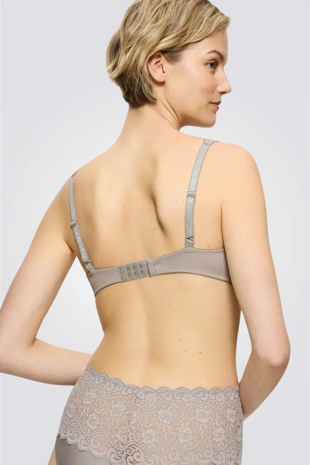 חזיית תחרה מרופדת AMOURETTE WHP בצבע אפור - Image 2