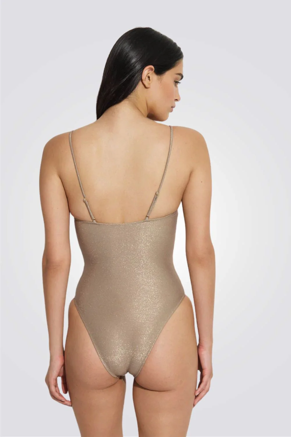 בגד ים שלם Lurex  מוזהב - Image 2