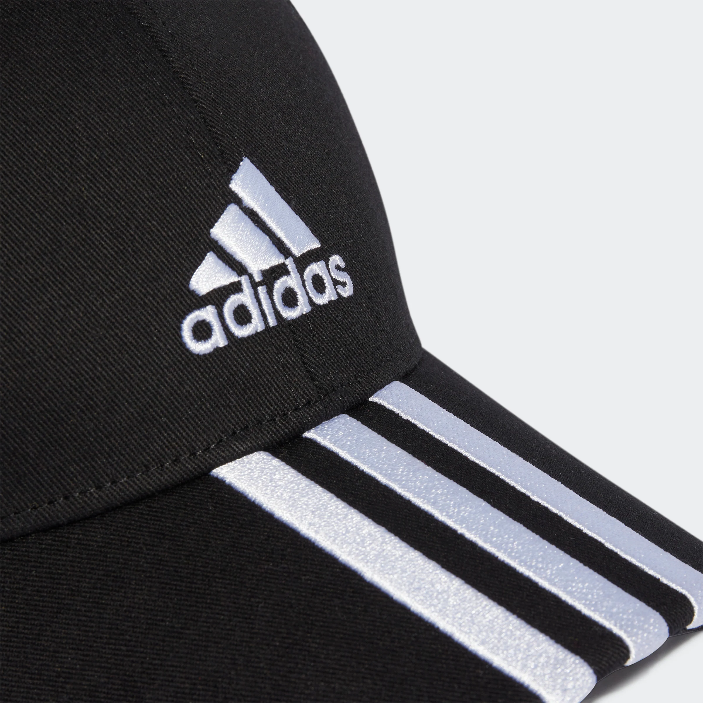 כובע 3-STRIPES בצבע שחור ולבן - Image 3