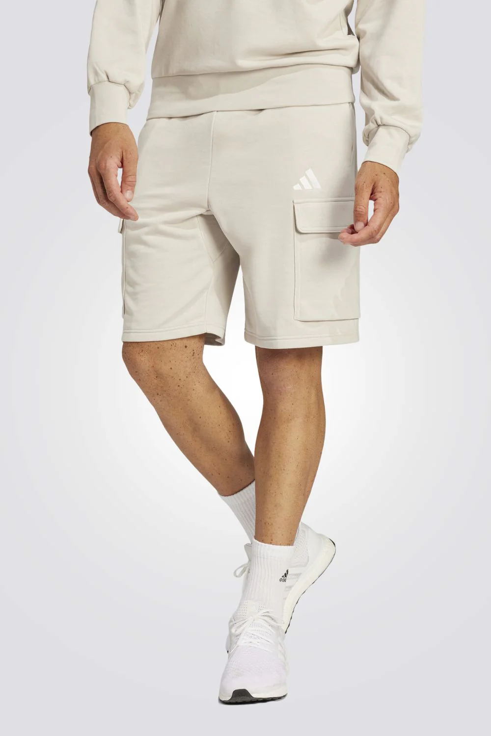 מכנס קצר Essentials Feelcozy French Terry לגברים