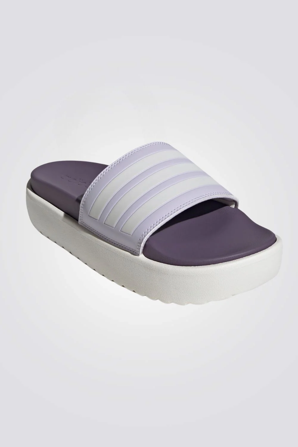 כפכפים לנשים ADILETTE PLATFORM בצבע סגול ובז' - Image 2