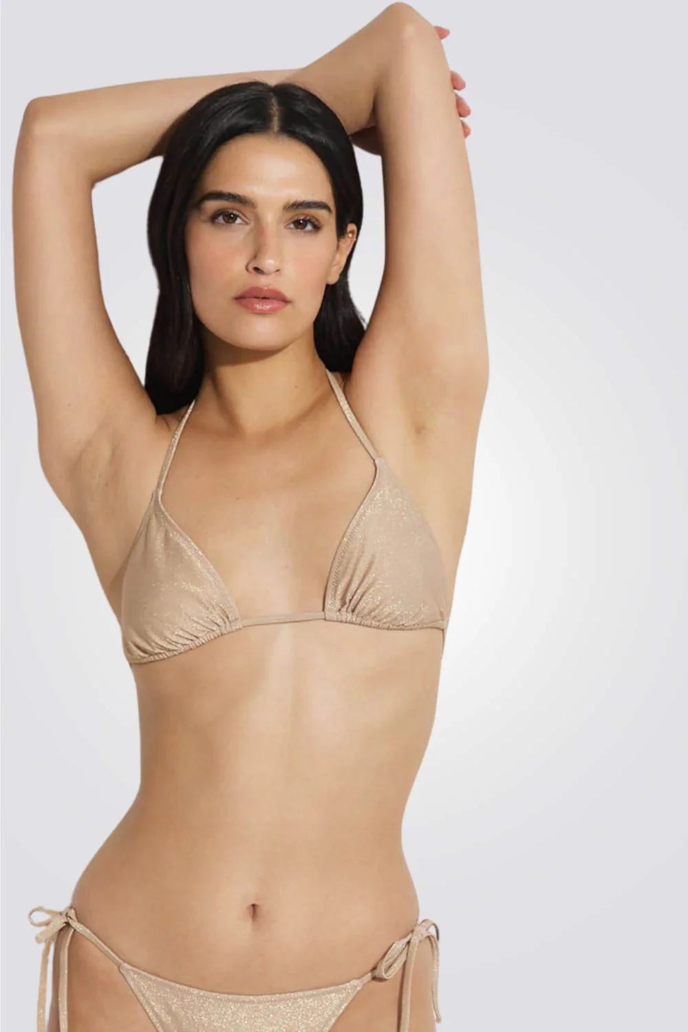 חזיית בגד ים Lurex בגזרת משולשים - Image 5