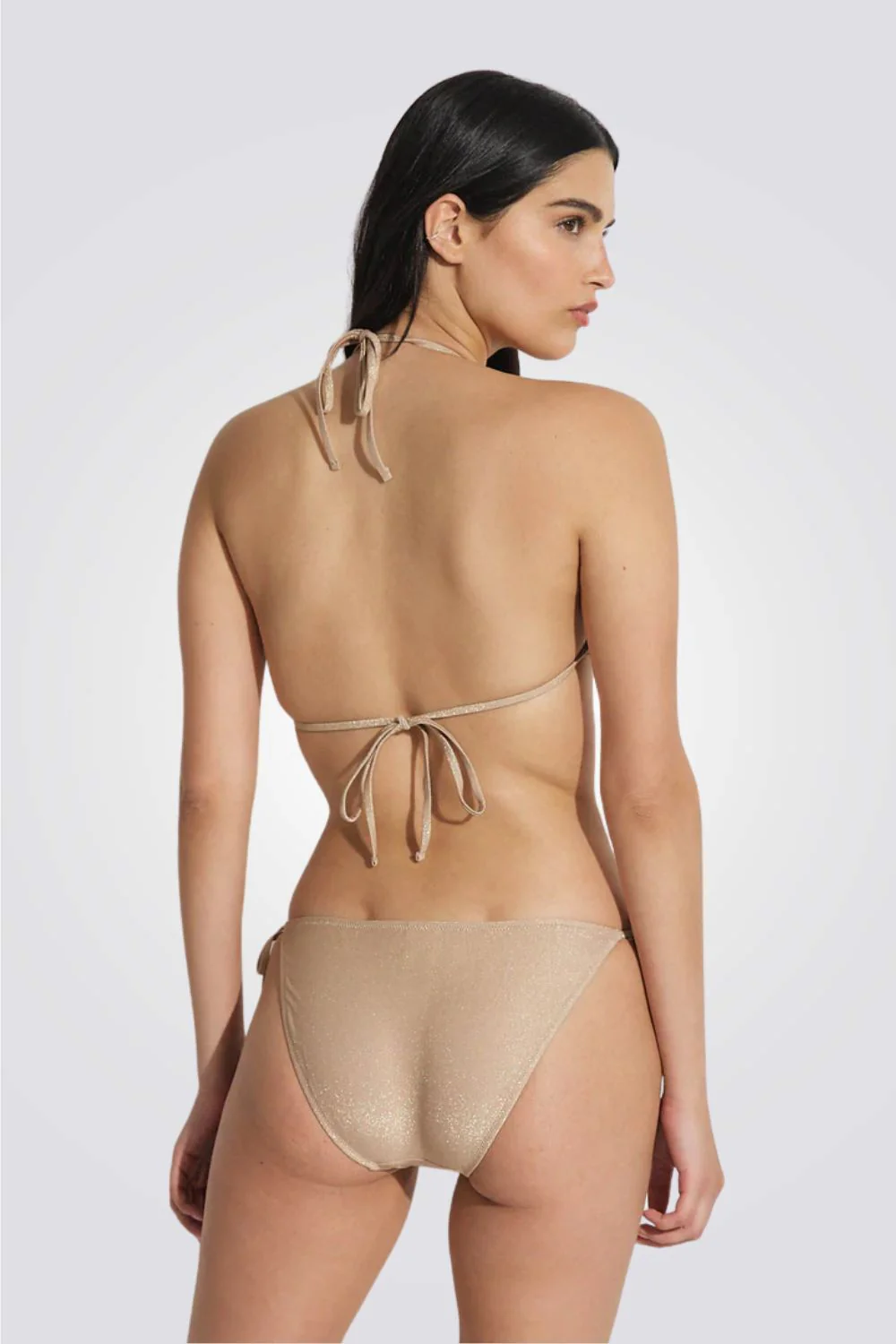 חזיית בגד ים Lurex בגזרת משולשים - Image 6
