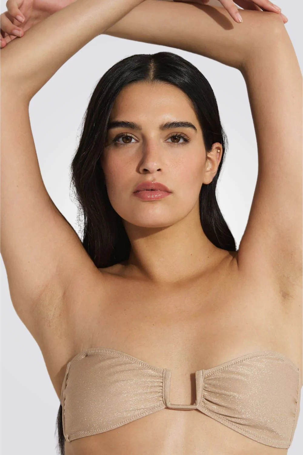 חזיית בקיני lurex מוזהבת - Image 5