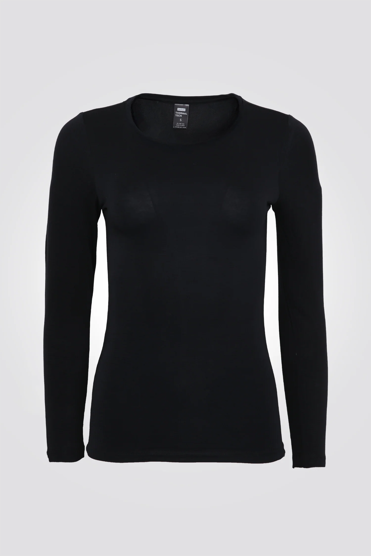חולצה תרמית אנטי בקטריאלית צווארון עגול - SLIM FIT - Image 6