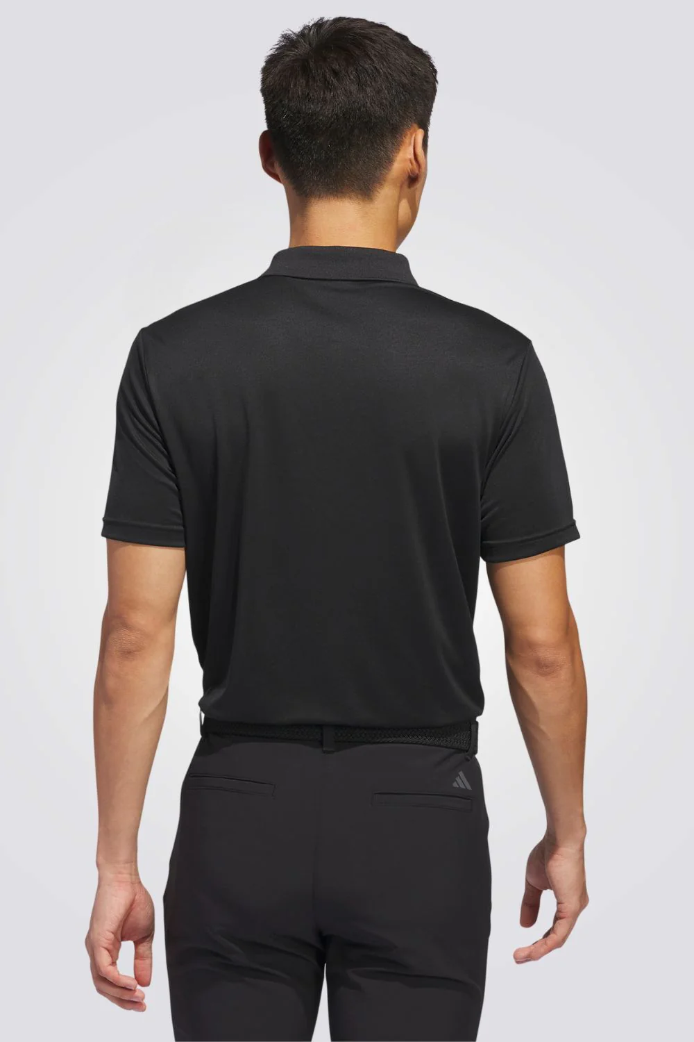 חולצת פולו לגברים CORE ADIDAS PERFORMANCE PRIMEGREEN בצבע שחור - Image 2