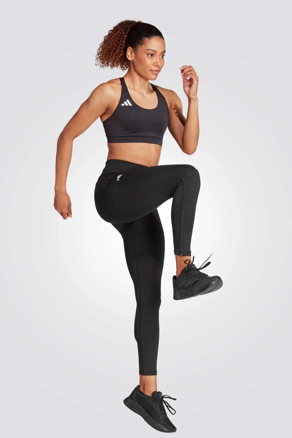טייץ לנשים Adizero בצבע שחור - Image 3