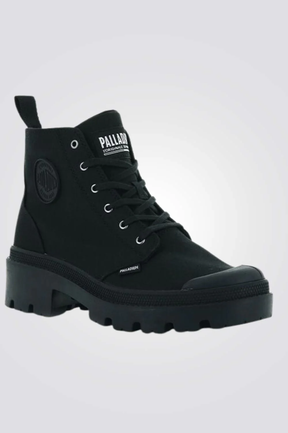 מגפון גבוה PALLABASE TWILL בצבע שחור - Image 2