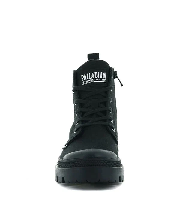 מגפון גבוה PALLABASE TWILL בצבע שחור - Image 5