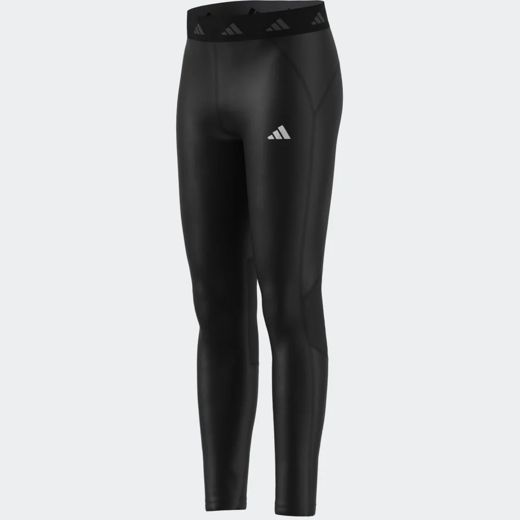 טייץ לנערות וילדות TECHFIT בצבע שחור - Image 9