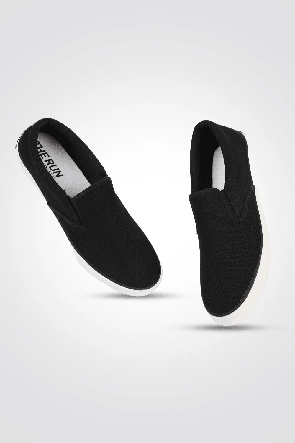 סניקרס לגבר KAM RUNS SLIP ON בצבע שחור - Image 2