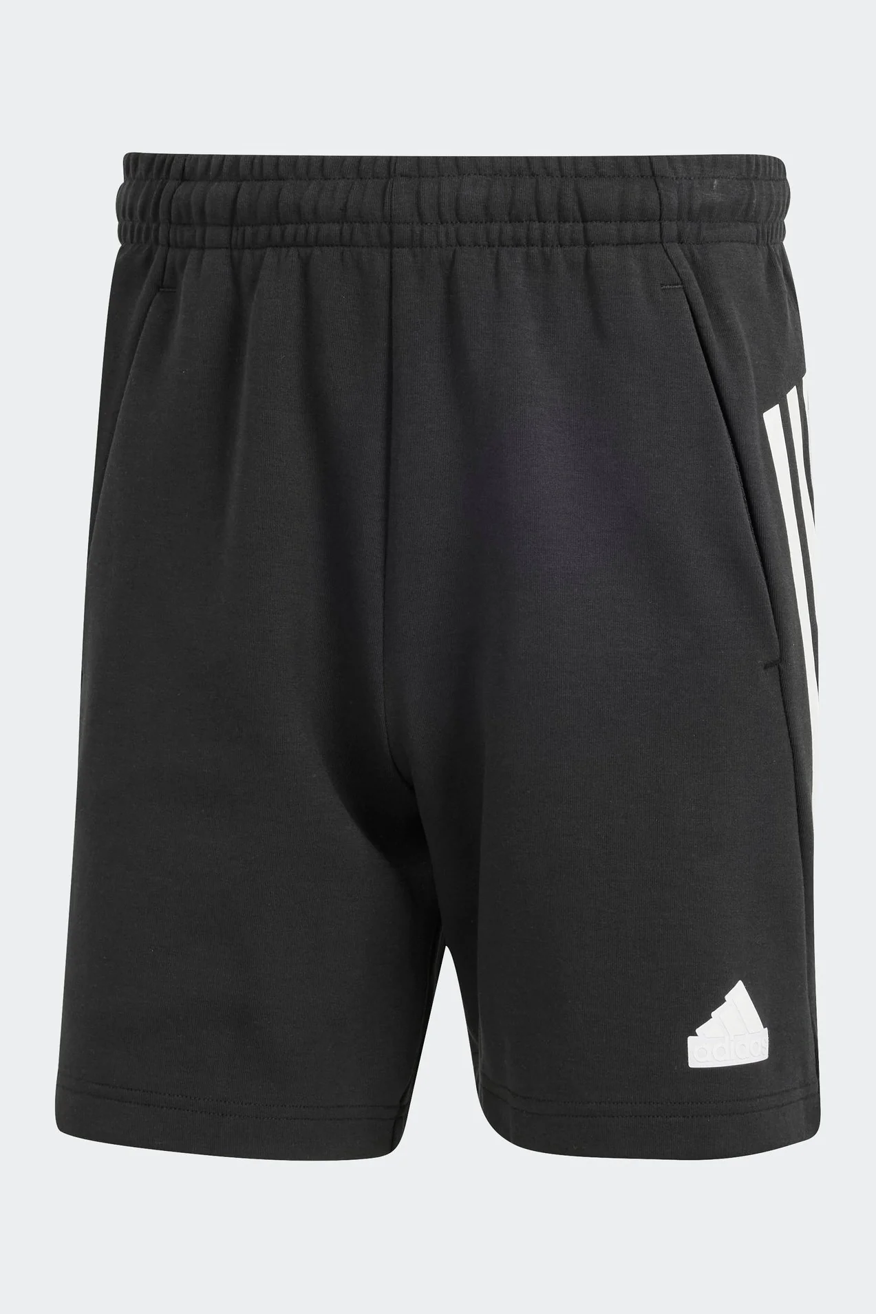 מכנסיים קצרים FUTURE ICONS 3-STRIPES בצבע שחור - Image 3