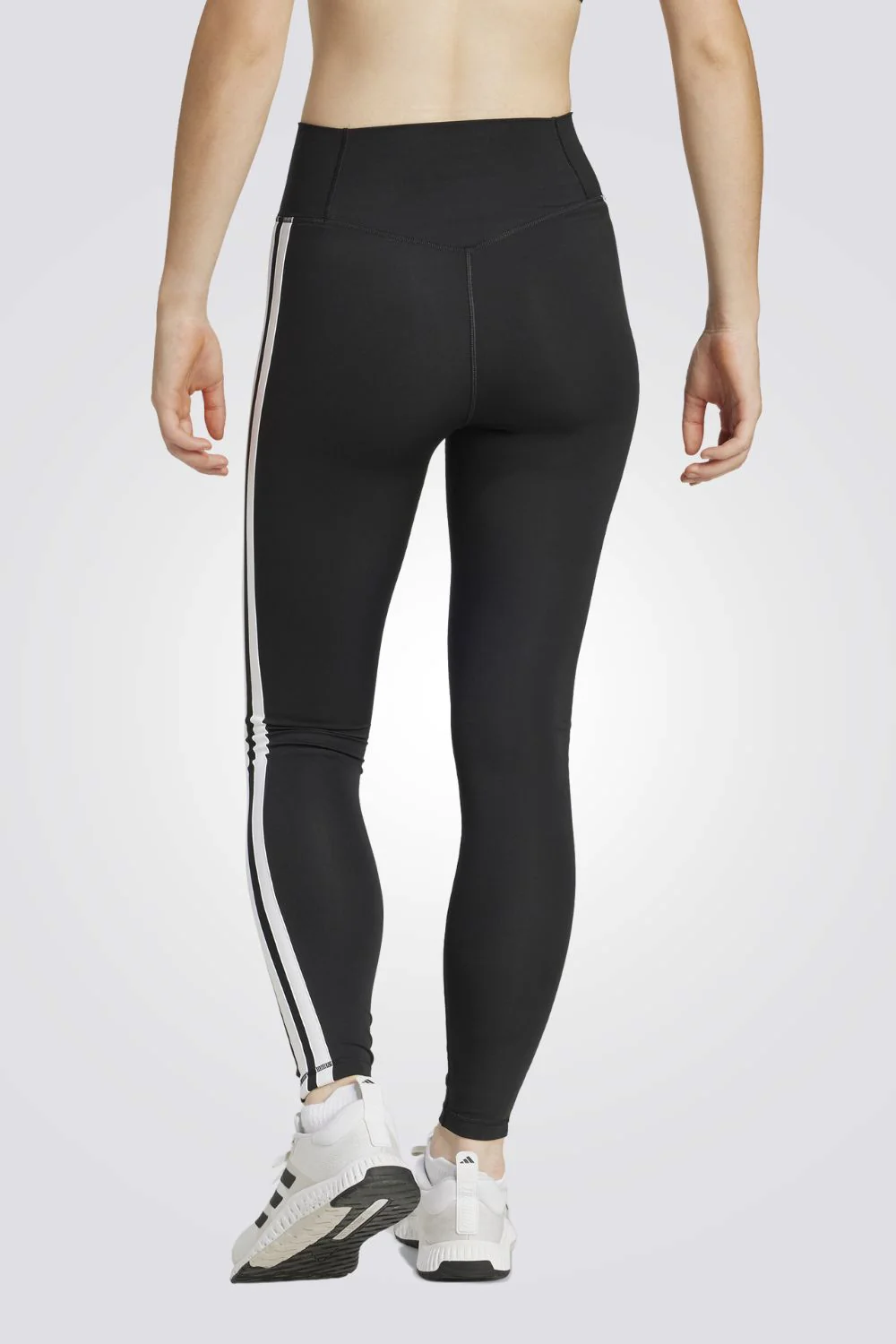 טייץ ספורט Optime Essentials 3 Stripes לנשים - Image 2