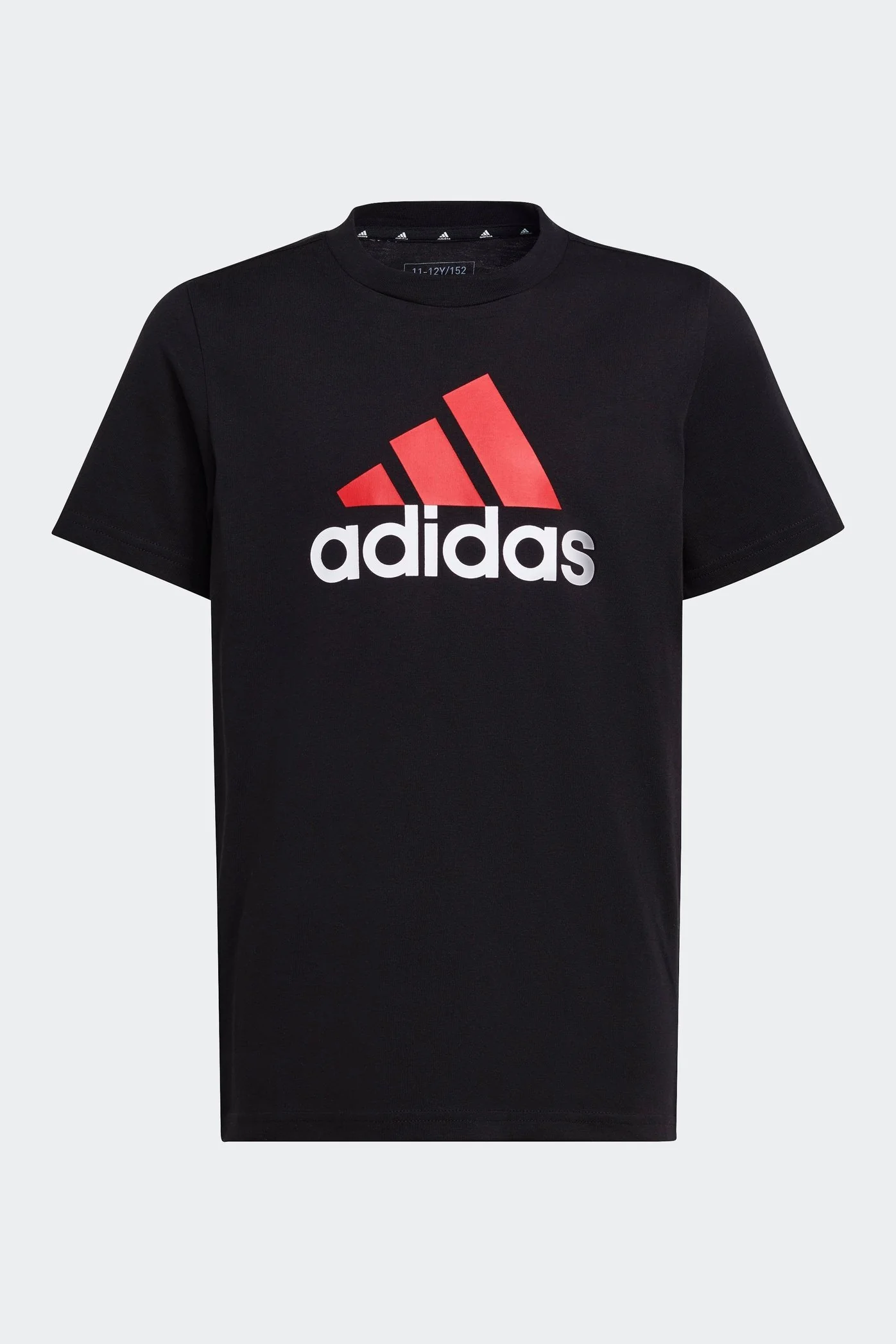טישירט לילדים ESSENTIALS TWO-COLOR BIG LOGO בצבע שחור ואדום - Image 5