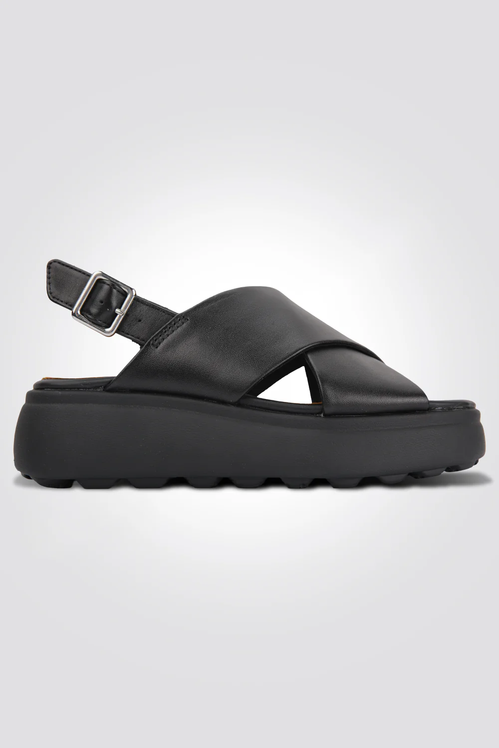 סנדלים לנשים PELLE TACCO SUP. 3 CM בצבע שחור