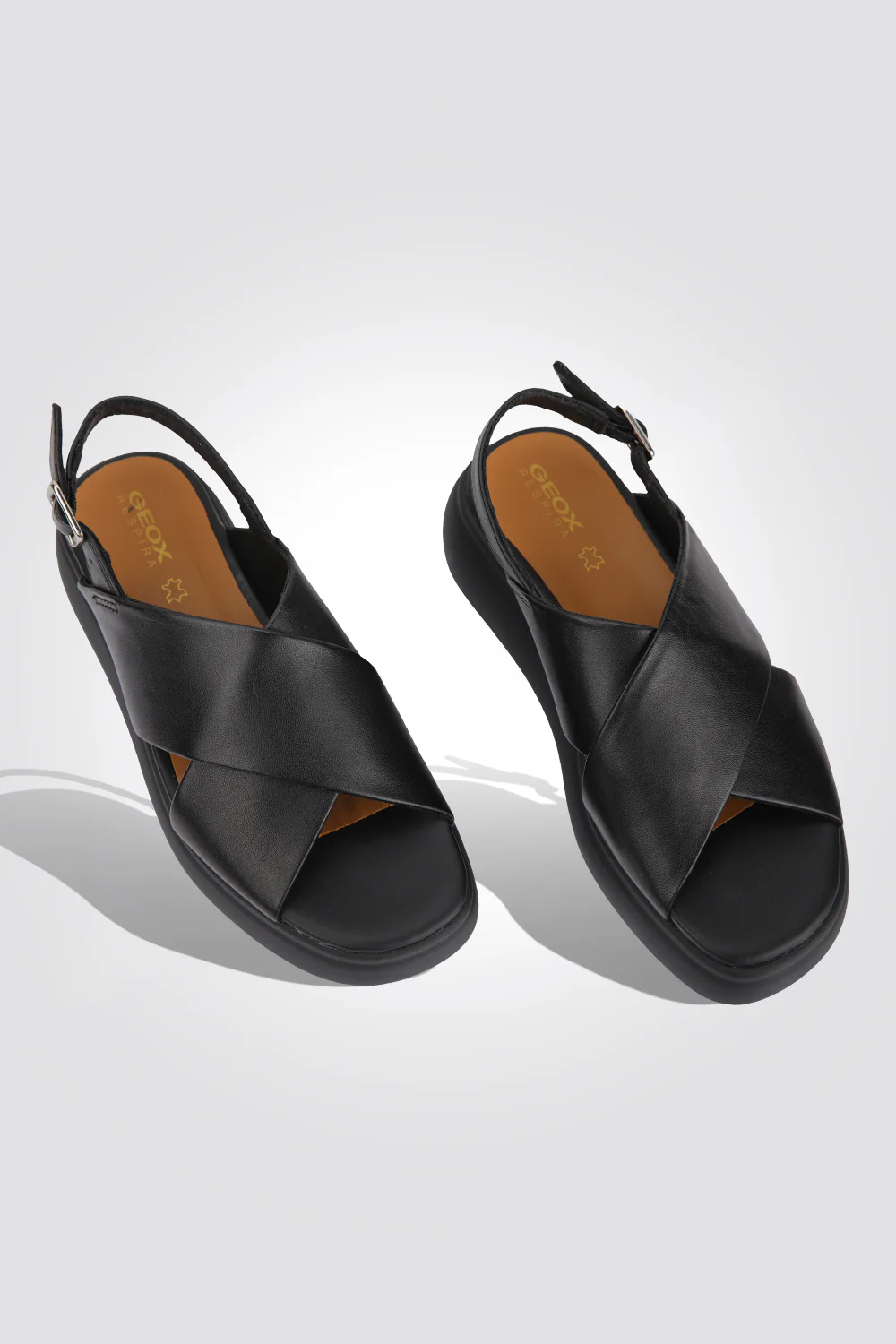 סנדלים לנשים PELLE TACCO SUP. 3 CM בצבע שחור - Image 2