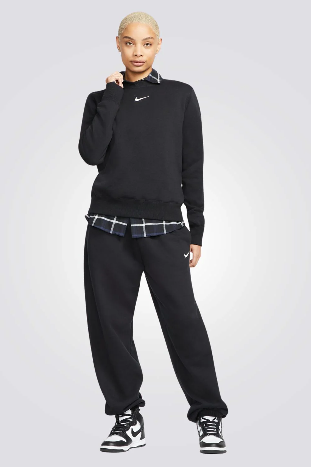 סווטשירט SPORTSWEAR PHOENIX FLEECE בצבע שחור - Image 5