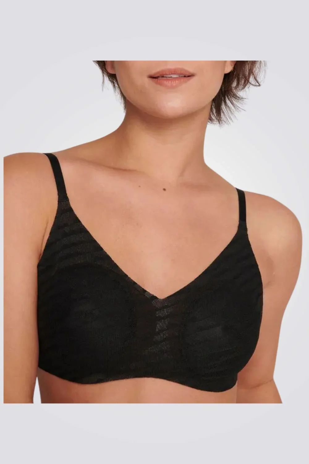 ZERO Lacy H Soft Bra בצבע שחור