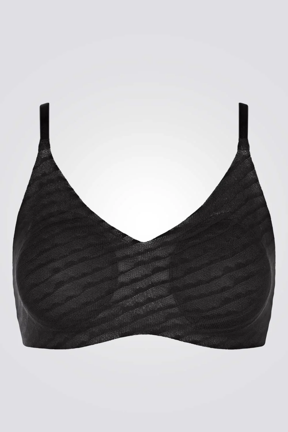 ZERO Lacy H Soft Bra בצבע שחור - Image 3