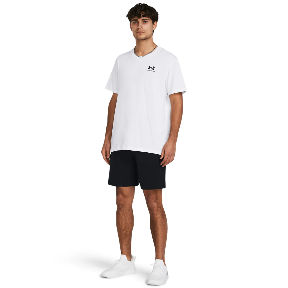 מכנסיים קצרים לגברים Stretch Woven Cargo בצבע שחור - Image 4