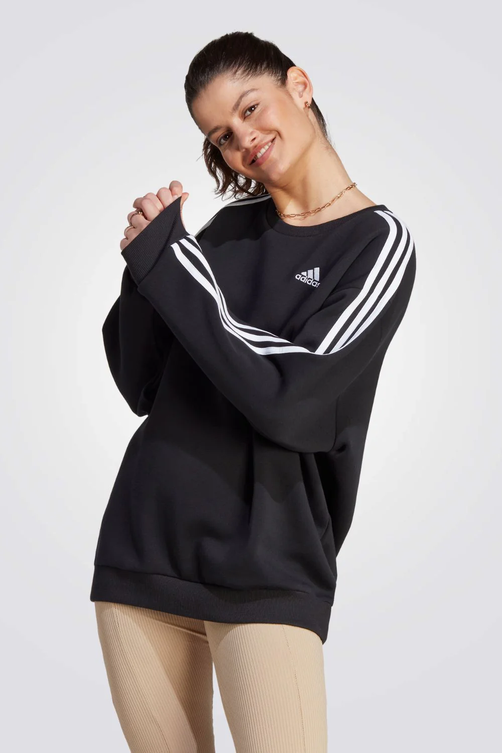 סווטשירט אוברסייז Essentials Fleece