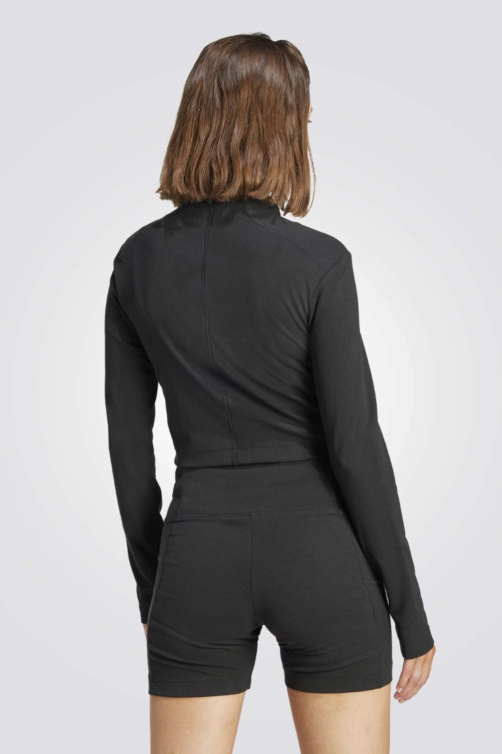 ג'קט אימונים All SZN Rib Cropped לנשים - Image 2