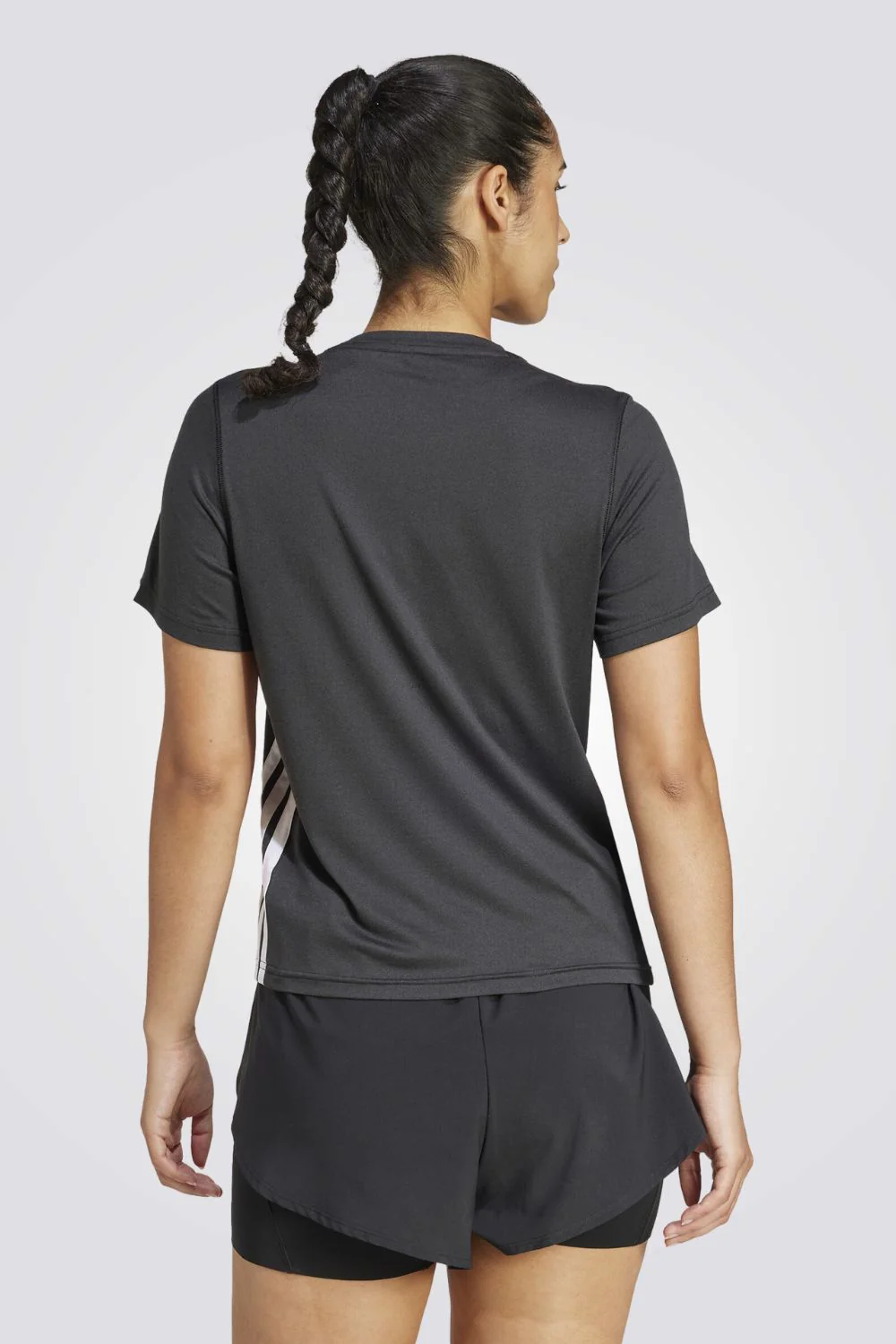 חולצת ספורט Stripes Workout Tee 3 לנשים - Image 2
