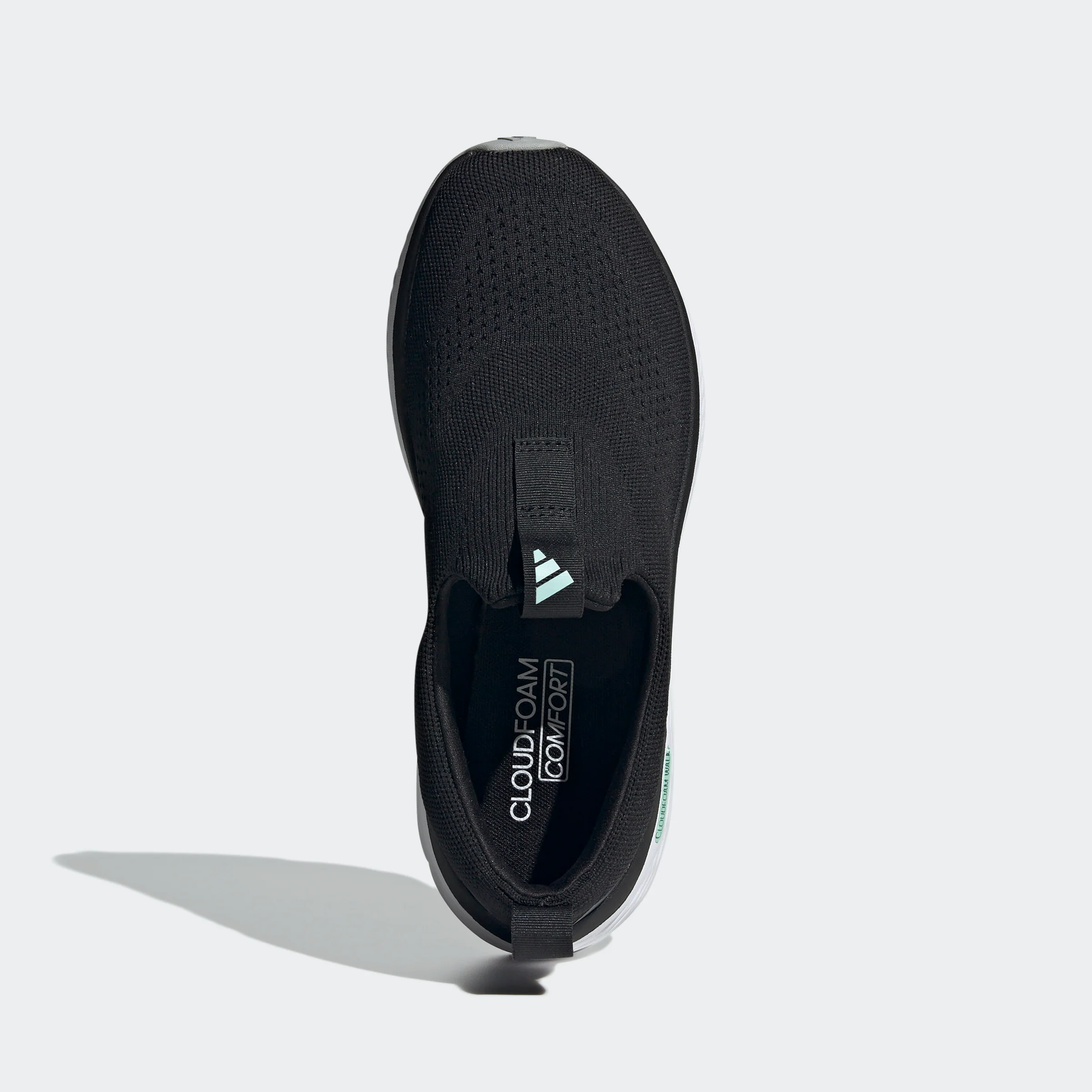 נעלי ספורט לנשים CLOUDFOAM GO LOUNGER בצבע שחור טורקיז ולבן - Image 5