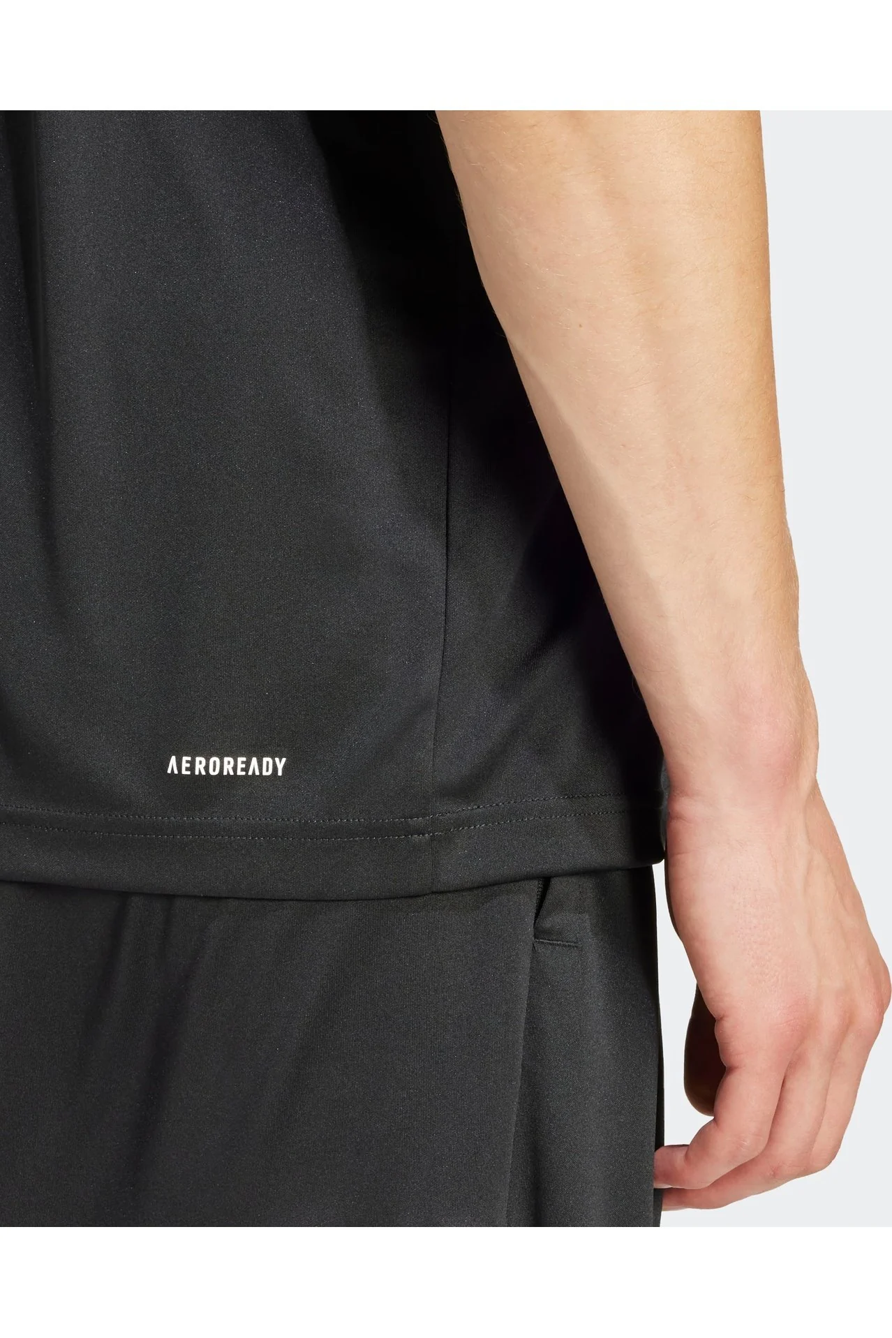 טישירט לגברים SERENO AEROREADY 3-STRIPES בצבע שחור - Image 4