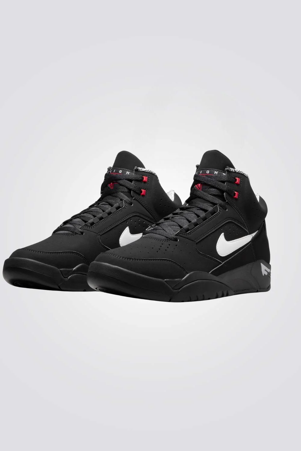 נעלי ספורט לגברים Air Flight Lite Mid בצבע שחור ולבן - Image 3