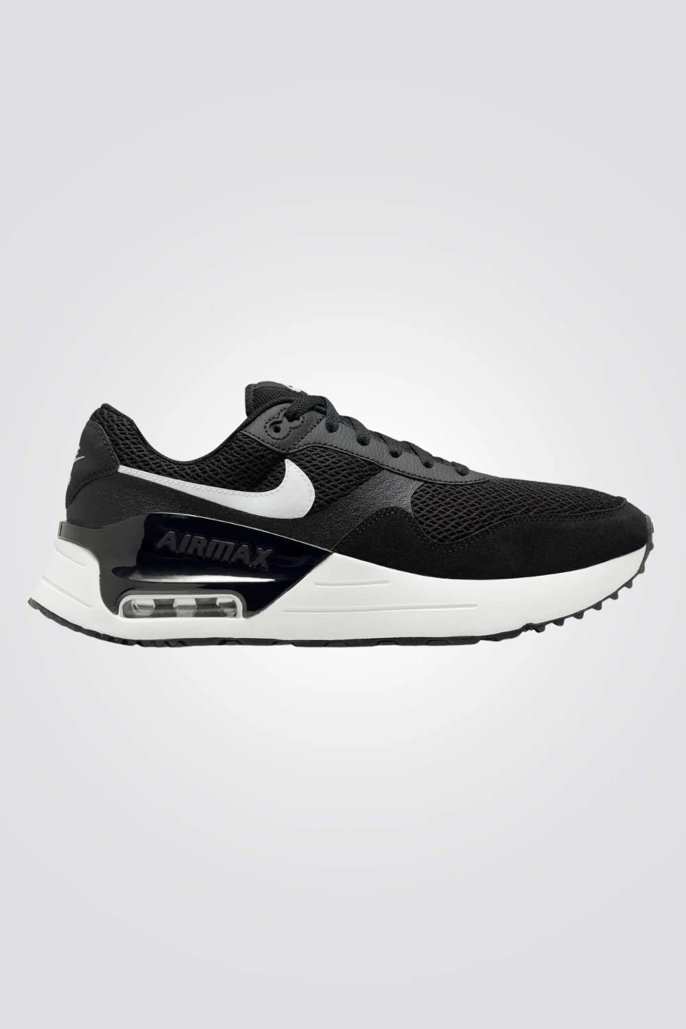נעלי ספורט לגברים Air Max SYSTM בצבע שחור לבן
