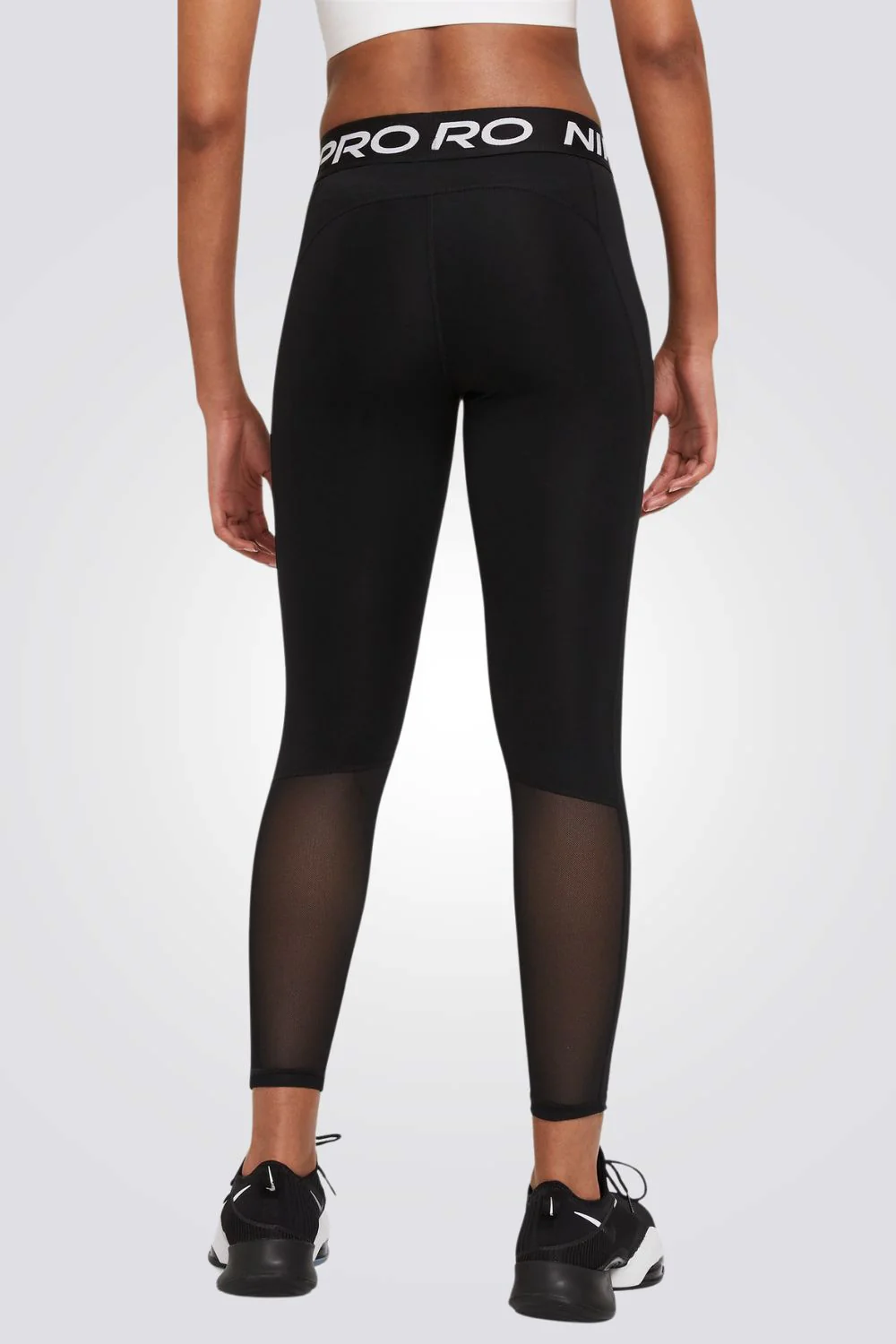 טייץ לנשים W NP 365 TIGHT בצבע שחור ולבן | נייקי - Image 2