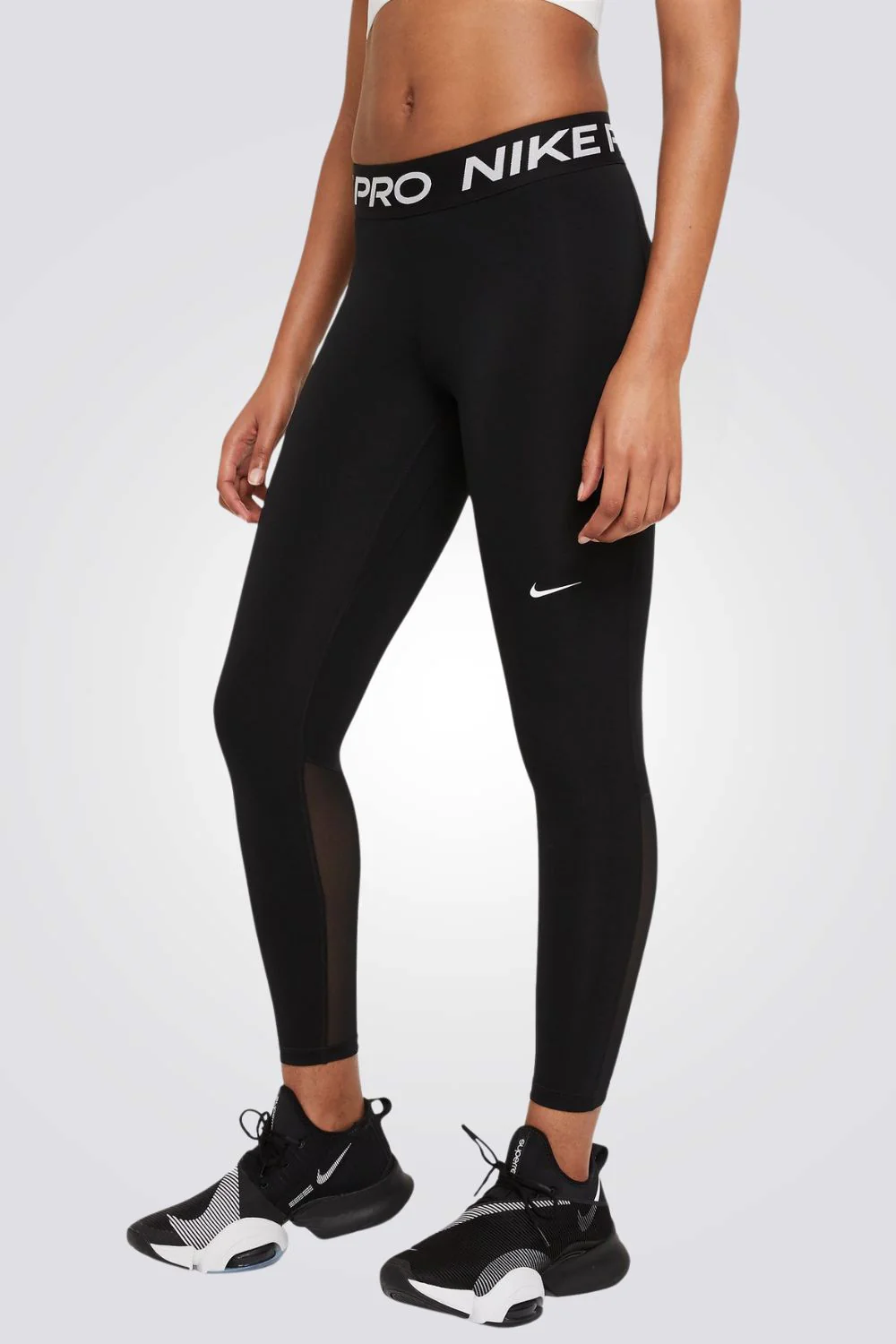 טייץ לנשים W NP 365 TIGHT בצבע שחור ולבן | נייקי - Image 3