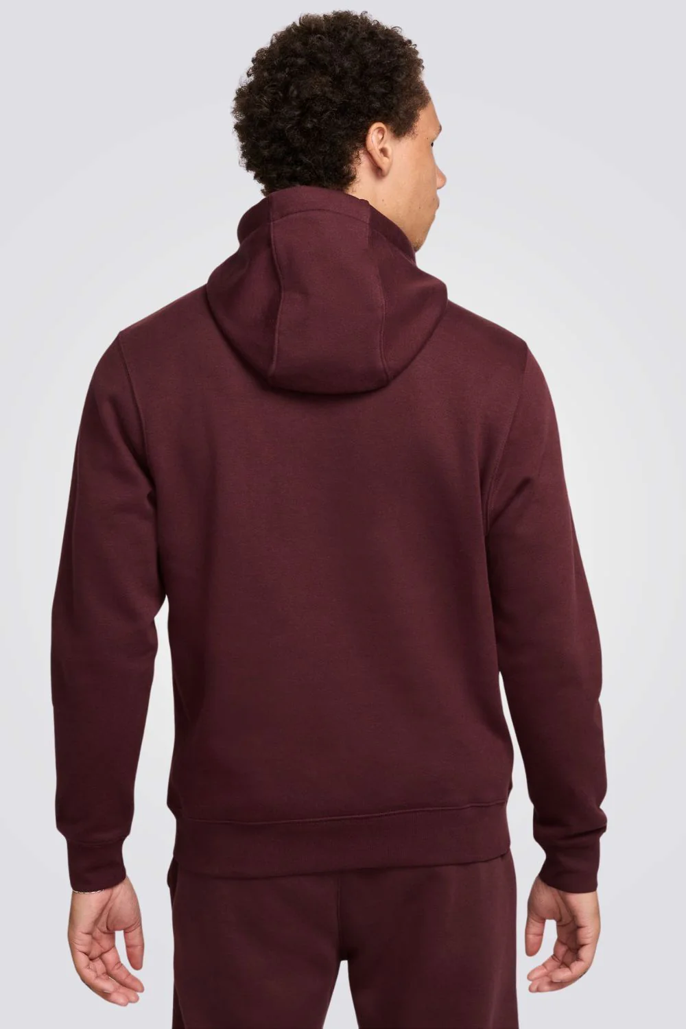 סווטשירט לגברים Sportswear Club Fleece בצבע בורדו - Image 2