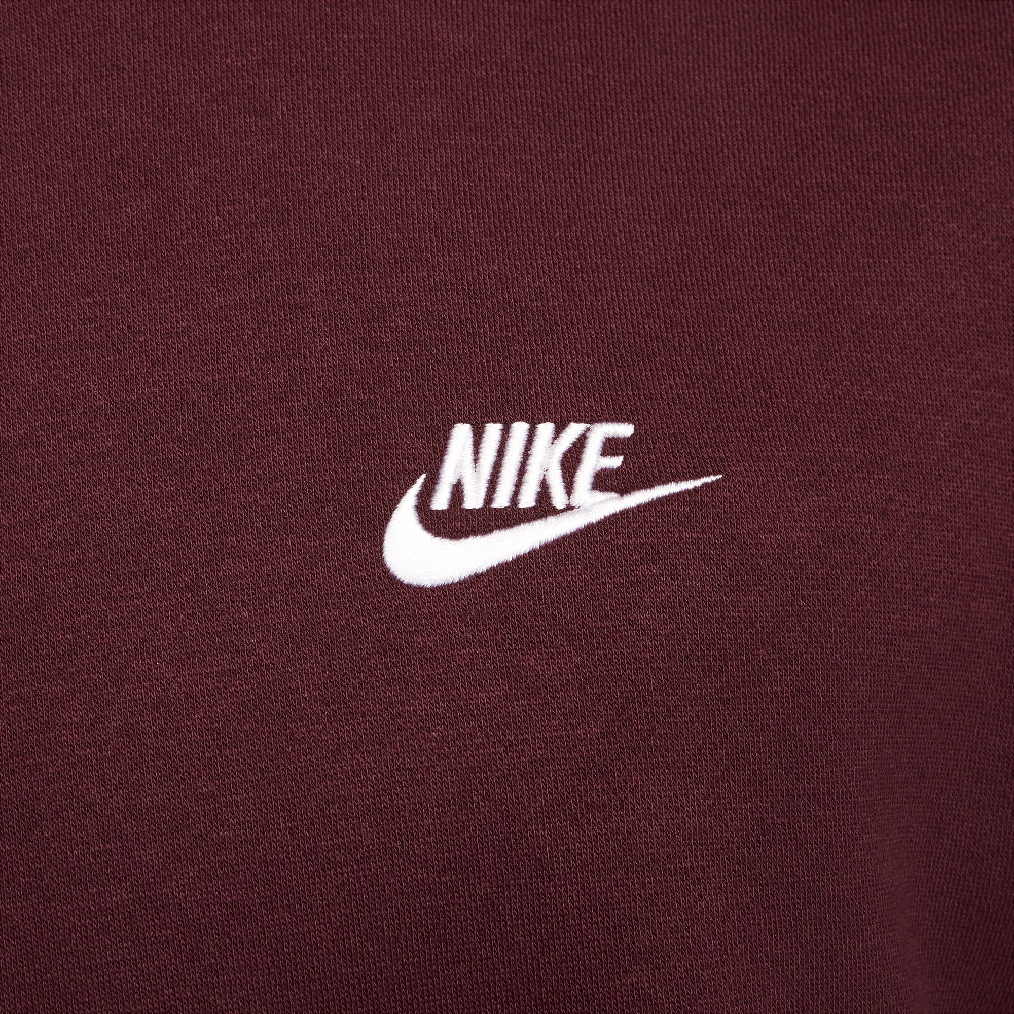 סווטשירט לגברים Sportswear Club Fleece בצבע בורדו - Image 4