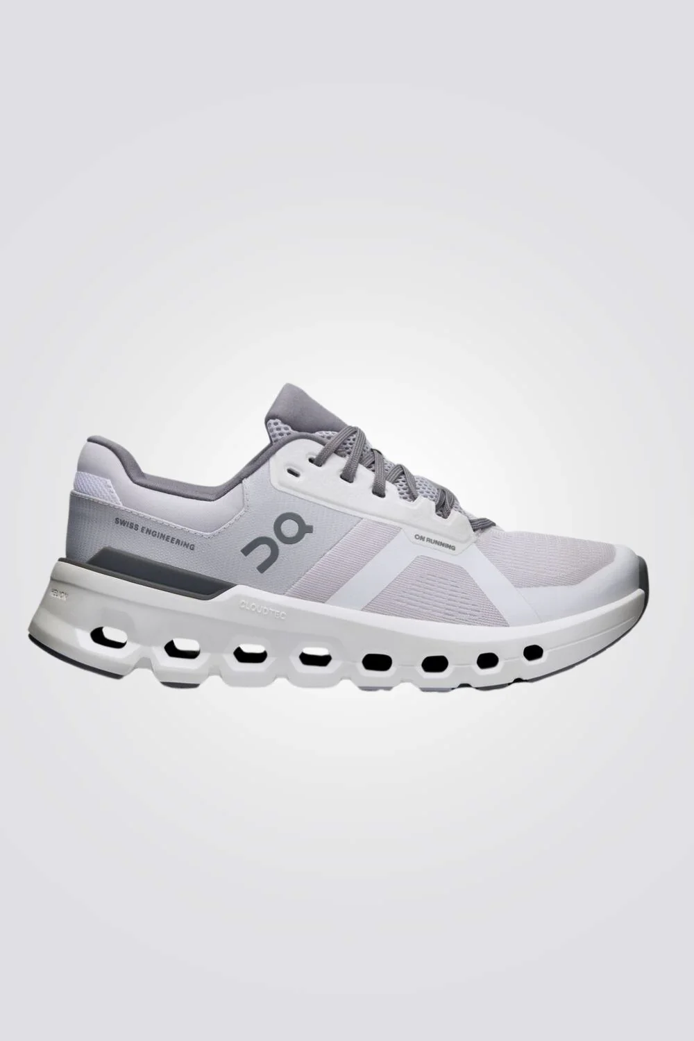 נעלי ספורט לנשים Cloudrunner 2 בצבע אפור בהיר ולבן