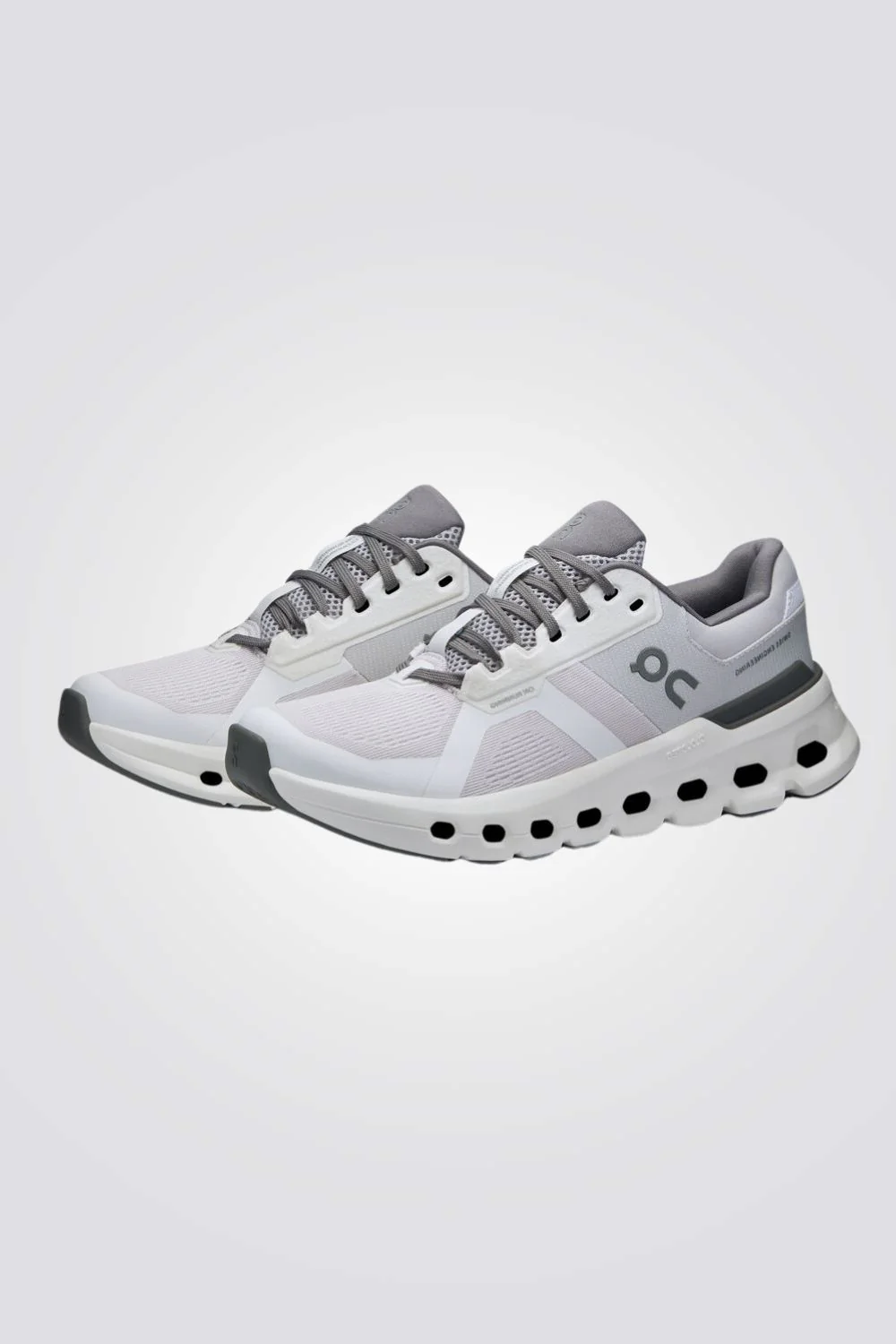 נעלי ספורט לנשים Cloudrunner 2 בצבע אפור בהיר ולבן - Image 3